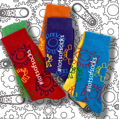 Children's 'Gears' Eco-Friendly Socks